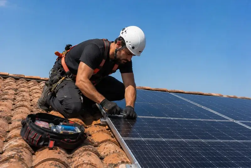 Maintenance et monitoring de panneaux solaires à Saint-Saturnin-du-Bois